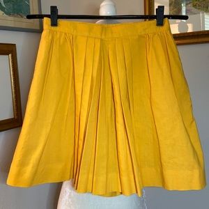 Vintage Marigold Yellow Christian Dior Skort